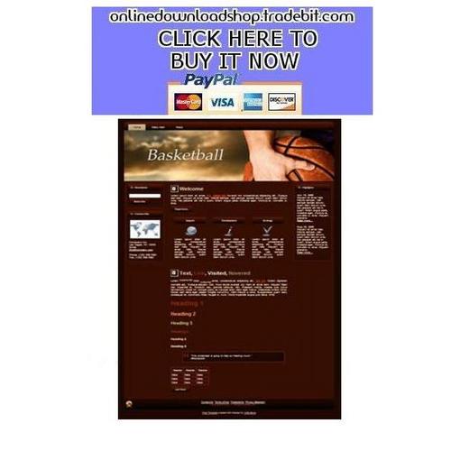 Product picture Basketball Template Package