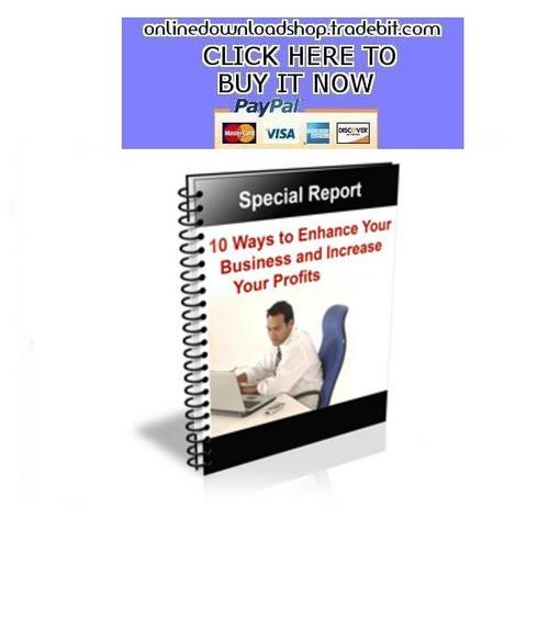 Product picture 10 Ways To Enhance Your Business