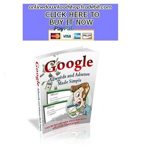 Product picture Google Adwords and Adsense Made Simple