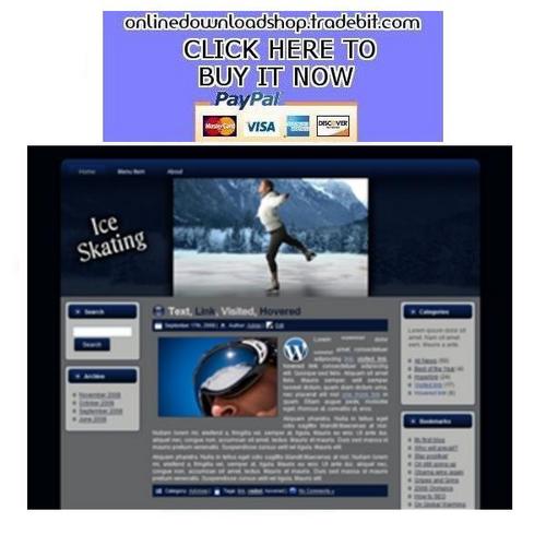 Product picture Ice Skating Template Package