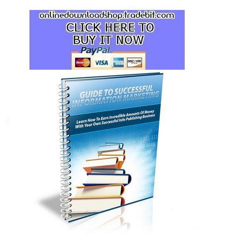 Product picture Guide To Successful Information Marketing