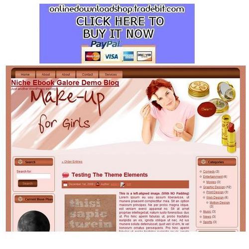 Product picture Professional Makeup for Girls Template Package