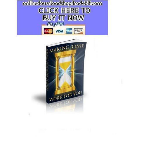 Product picture Making Time Work With You