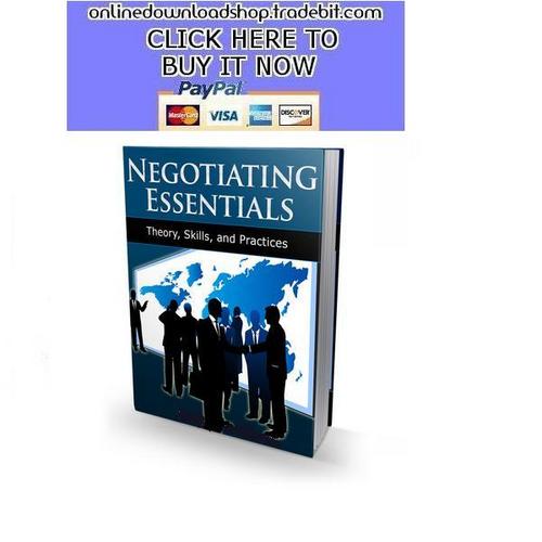 Product picture Negotiating Essentials