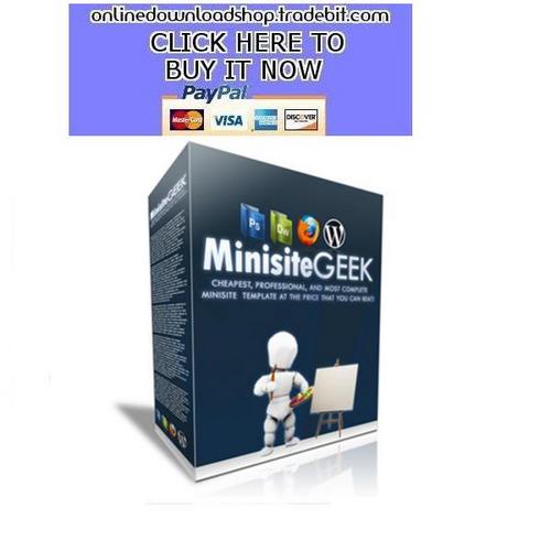 Product picture Minisite Geek