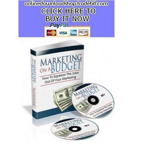 Product picture Marketing on a Budget