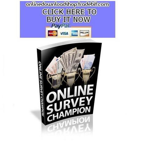 Product picture Online Survey Champion