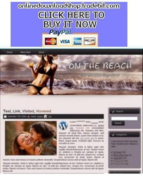 Product picture On The Beach Template