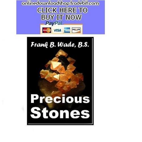 Product picture Precious Stones for Jewelers and the Gem