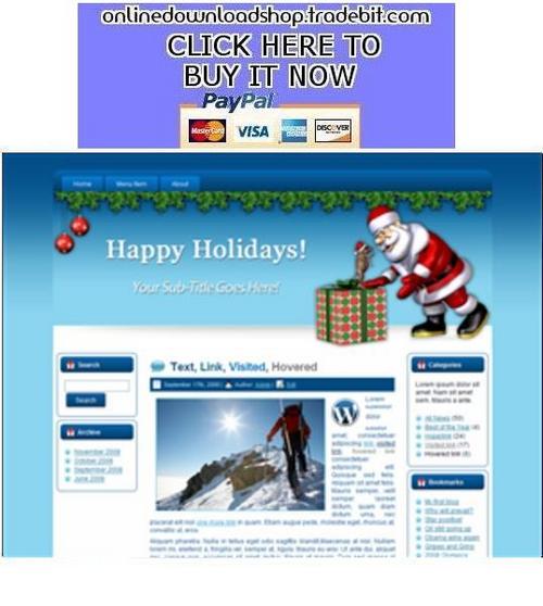 Product picture Santa Template Package