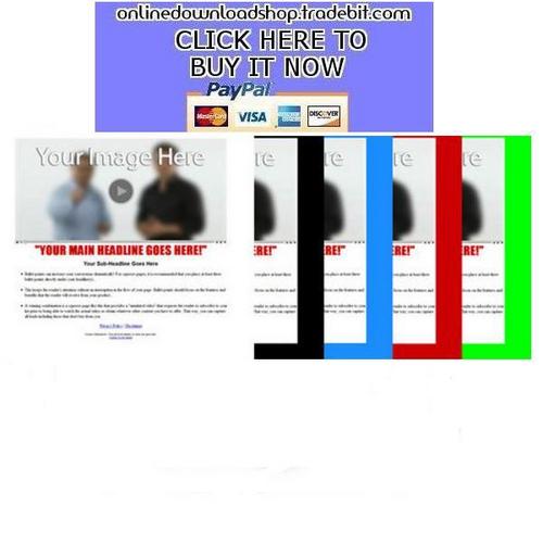 Product picture Teaser Opt-In Pages