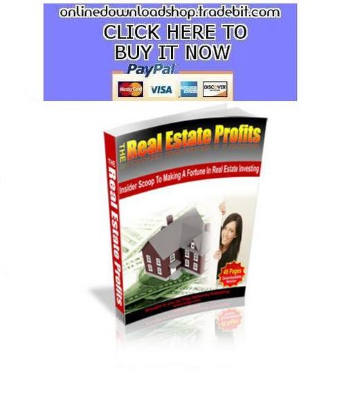 Product picture The Real Estate Profits