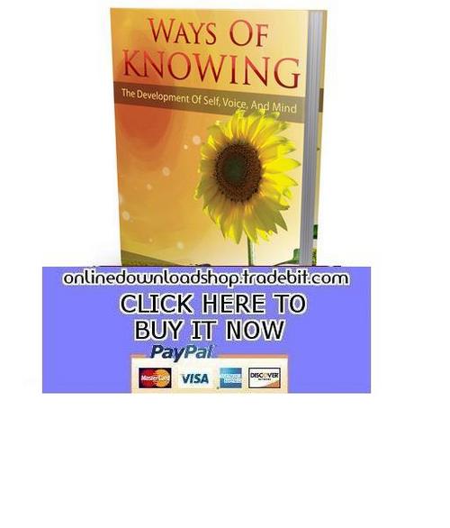 Product picture Ways Of Knowing