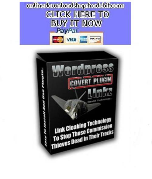 Product picture Wordpress Covert Linkz
